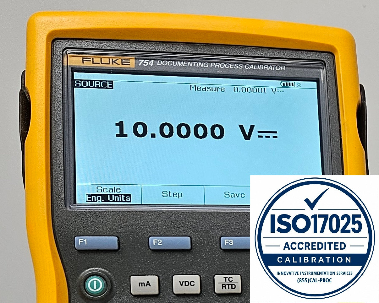 MINT! FLUKE 754 Calibrator With ISO17025 Accredited Calibration + DATA!